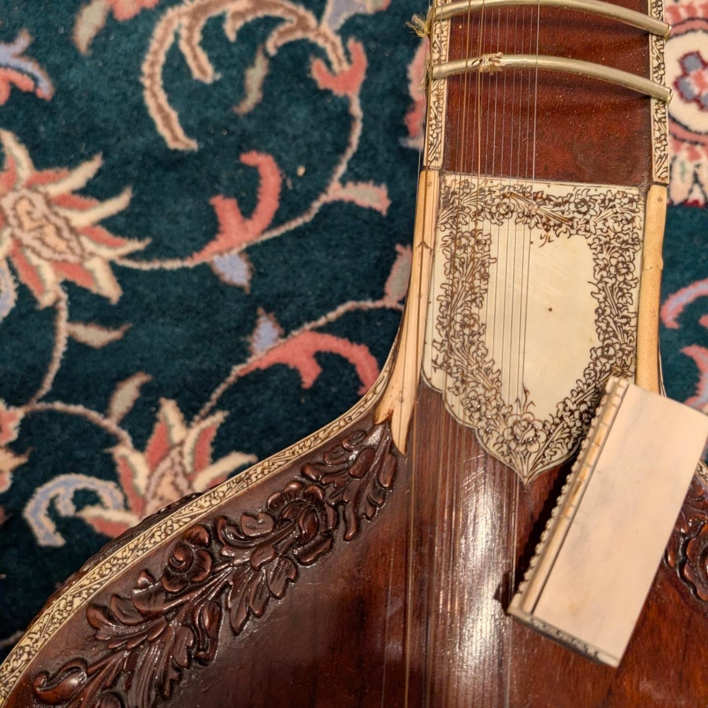 Completed sitar restoration